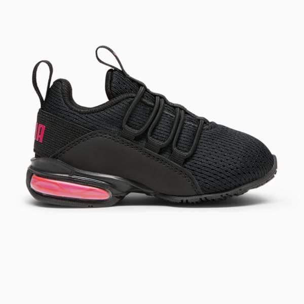 Tenis para infantes Axelion Mesh, PUMA Black-Garnet Rose, extralarge